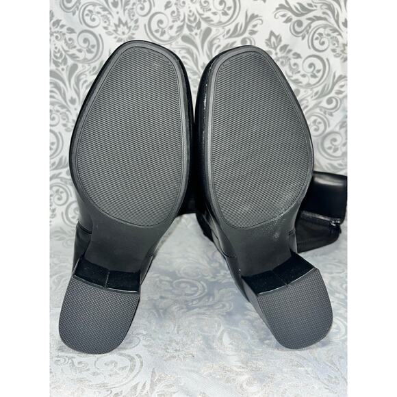 SO® Selina Women’s Onyx Block Heel Boots – Size 6.5 - Picture 4 of 5